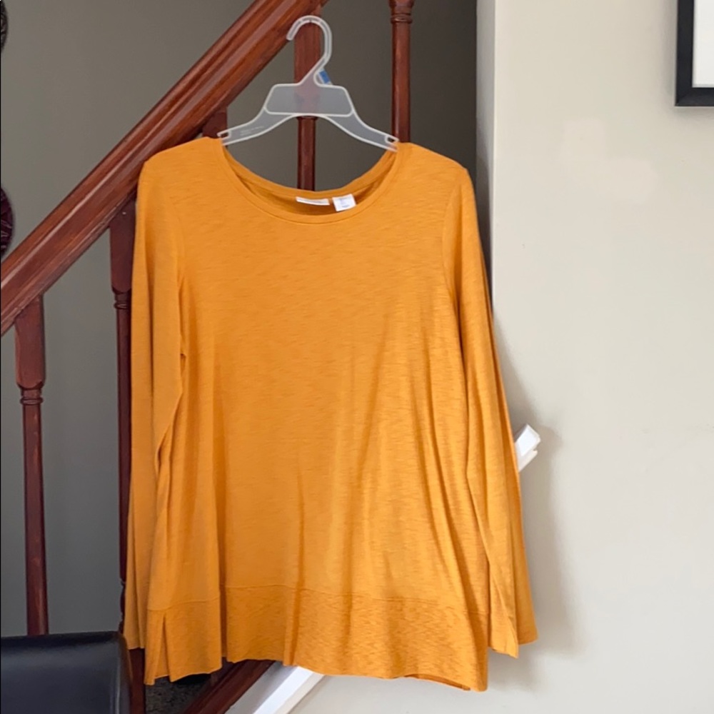 Long Sleeve Mustard Shirt